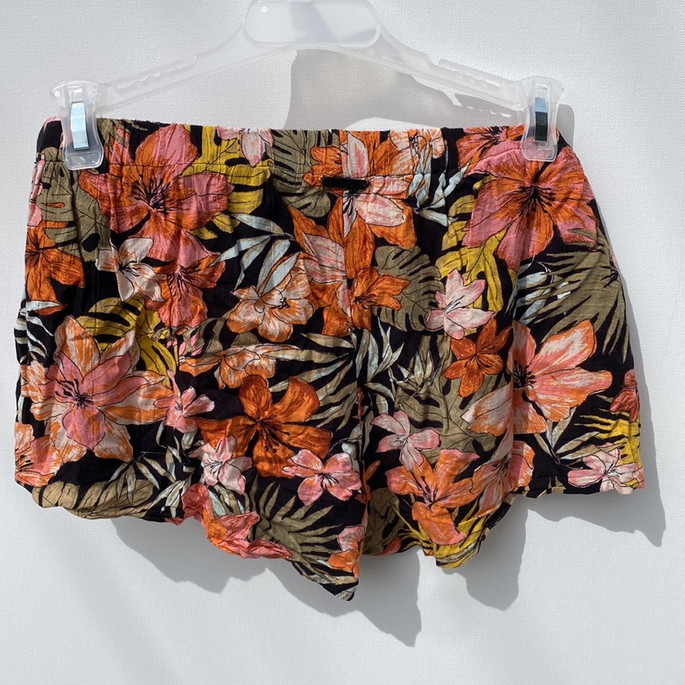 Billabong Sz Small Floral Wrap Shorts - Picture 7 of 8